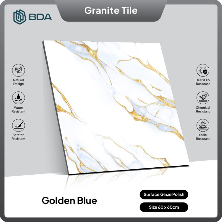 BDA Granite Tile 60x60 – Golden Blue Keramik Lantai & Dinding