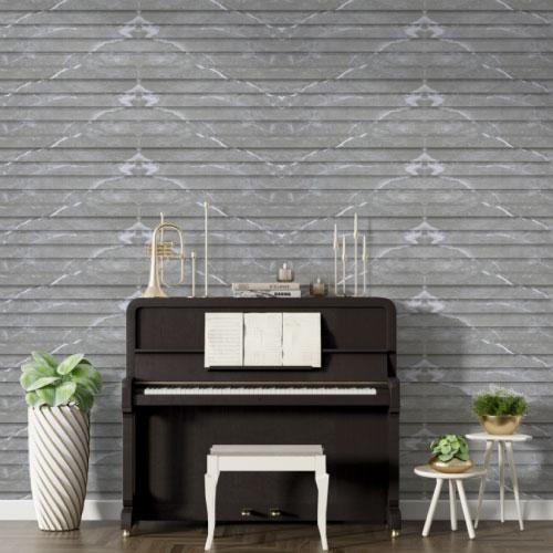 Durawood WPC Panel Dinding Motif Granit Coklat Muda WP208B 2.9M GRY MARBL